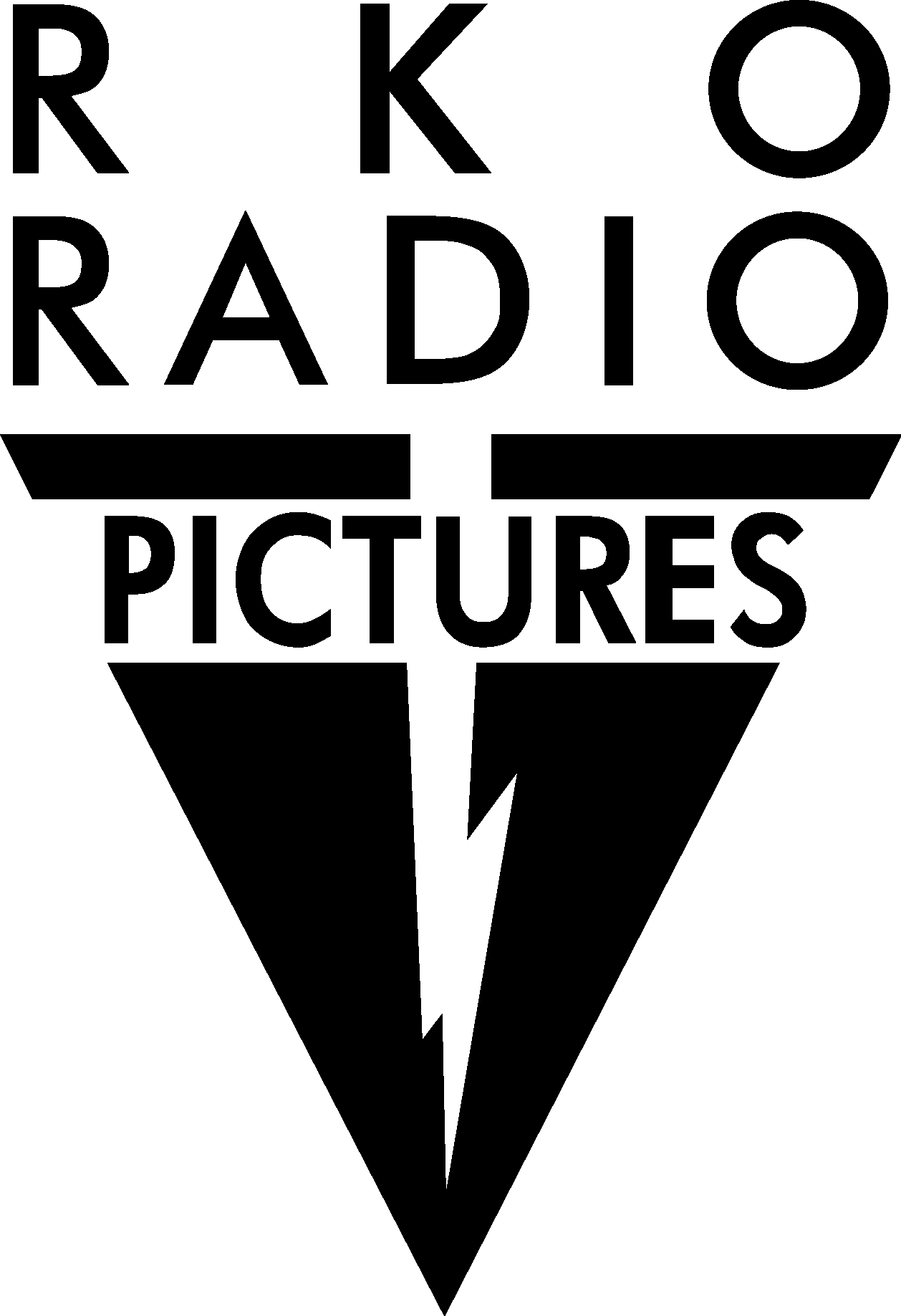 RKO Radio Pictures Black Logo Vector Logo